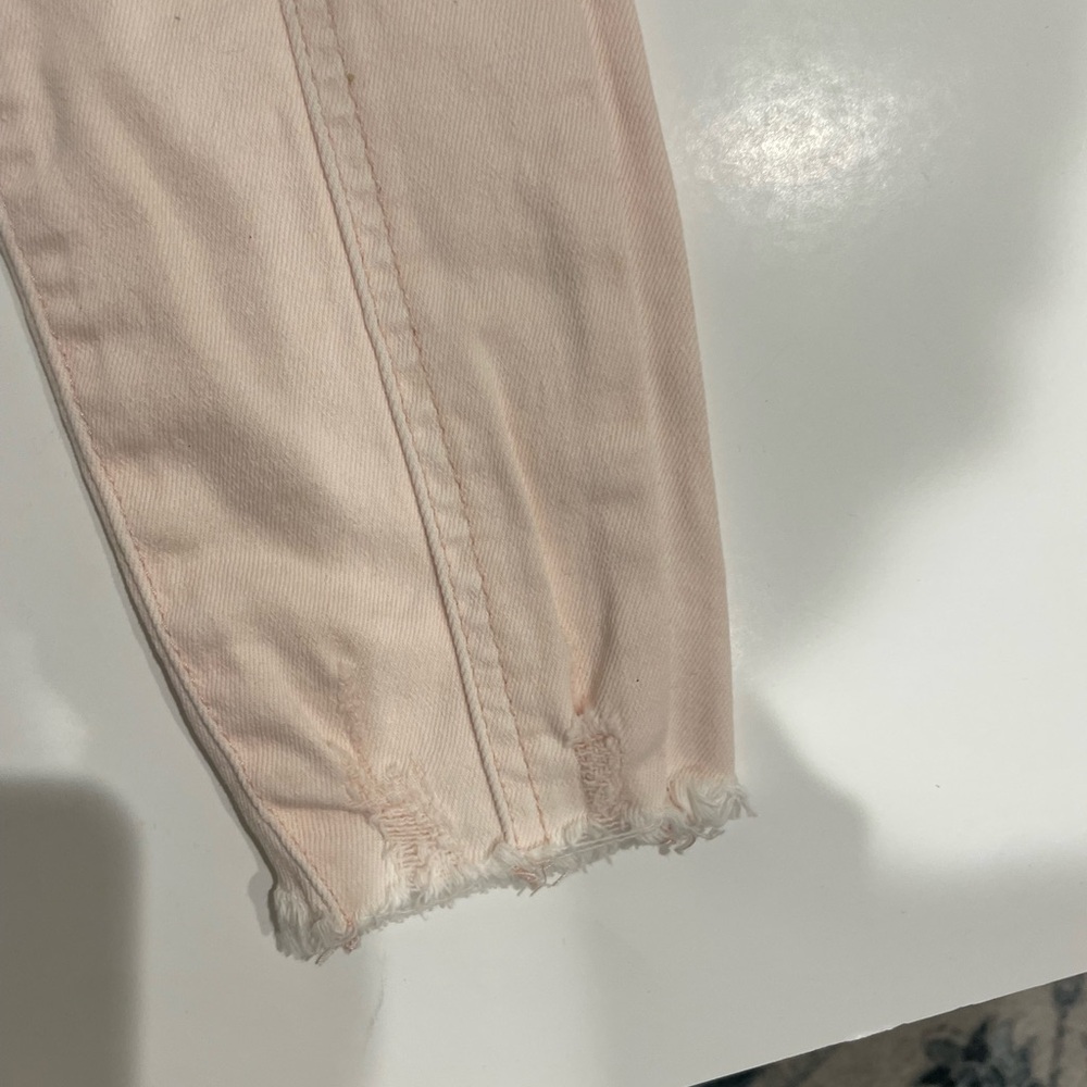 Pink girls skinny jeans-7 For All Mankind - Picture 7 of 7